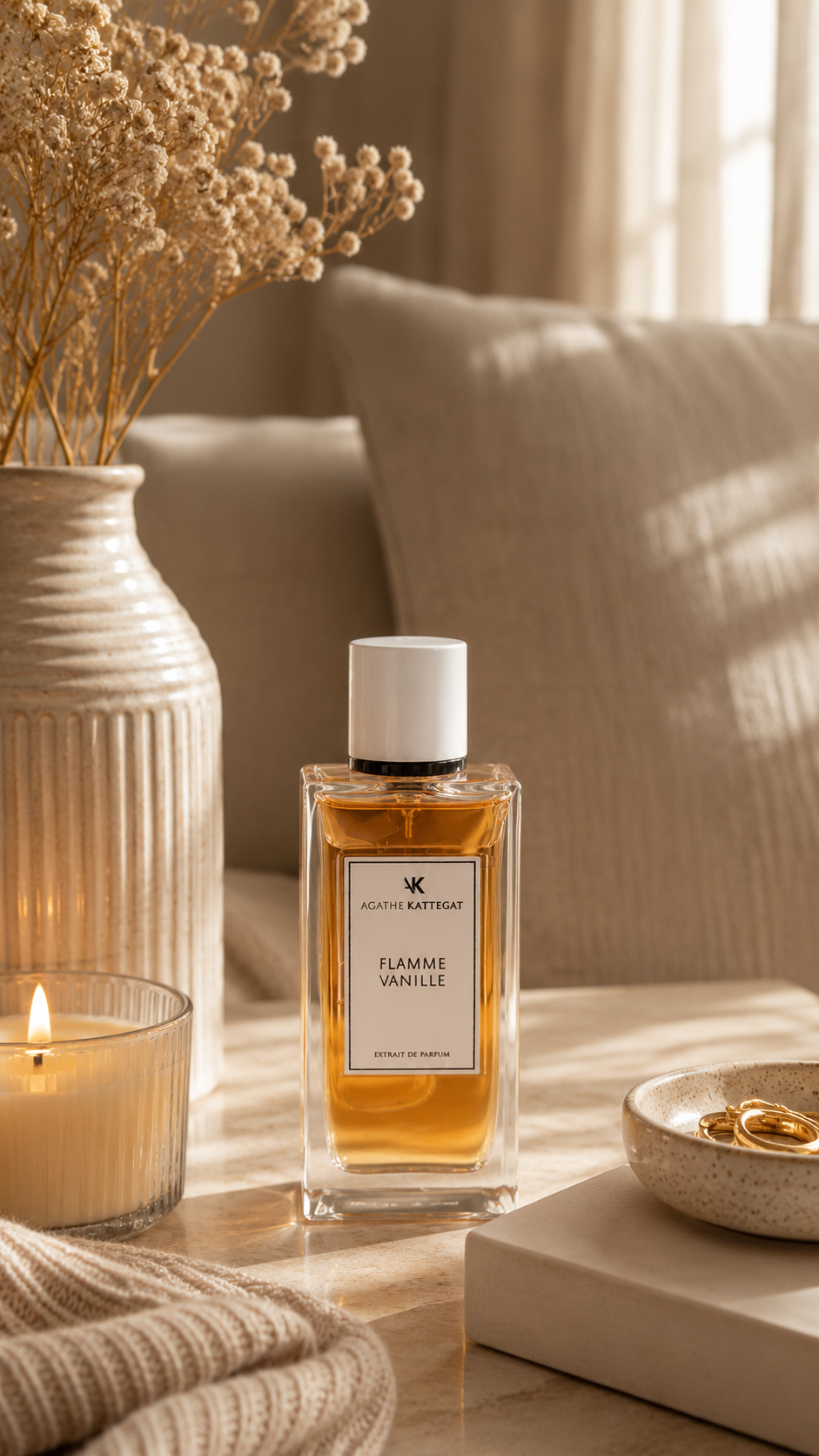 Flamme Vanille | Extrait de Parfum 100 ml Agathe Kattegat